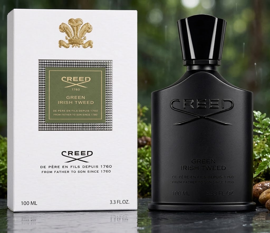 Creed Green Irish Tweed Eau de Parfum for Men 3.3 oz / 100 mL – Luxury Fresh Woody Fragrance