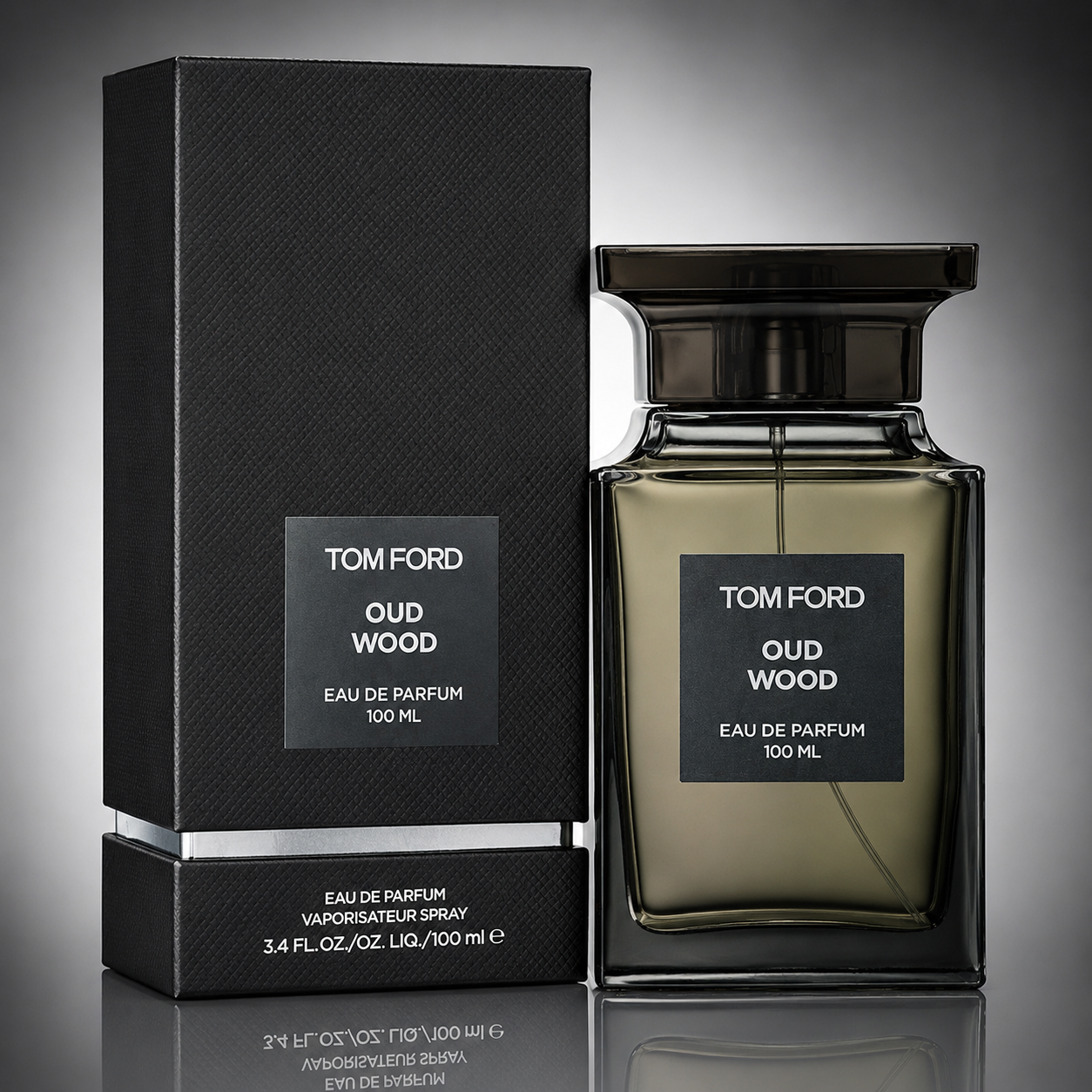 Tom Ford Oud Wood Eau de Parfum Spray 3.4 oz / 100ml for Men – Luxury Fragrance