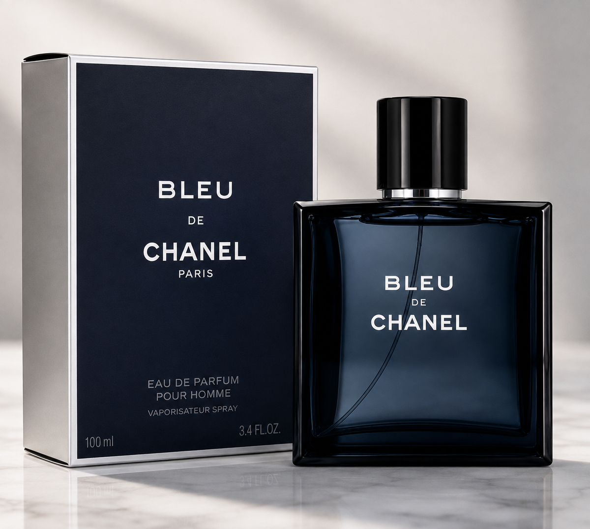 CHANEL Bleu de Chanel Eau de Parfum Spray for Men 3.4 oz / 100 ml