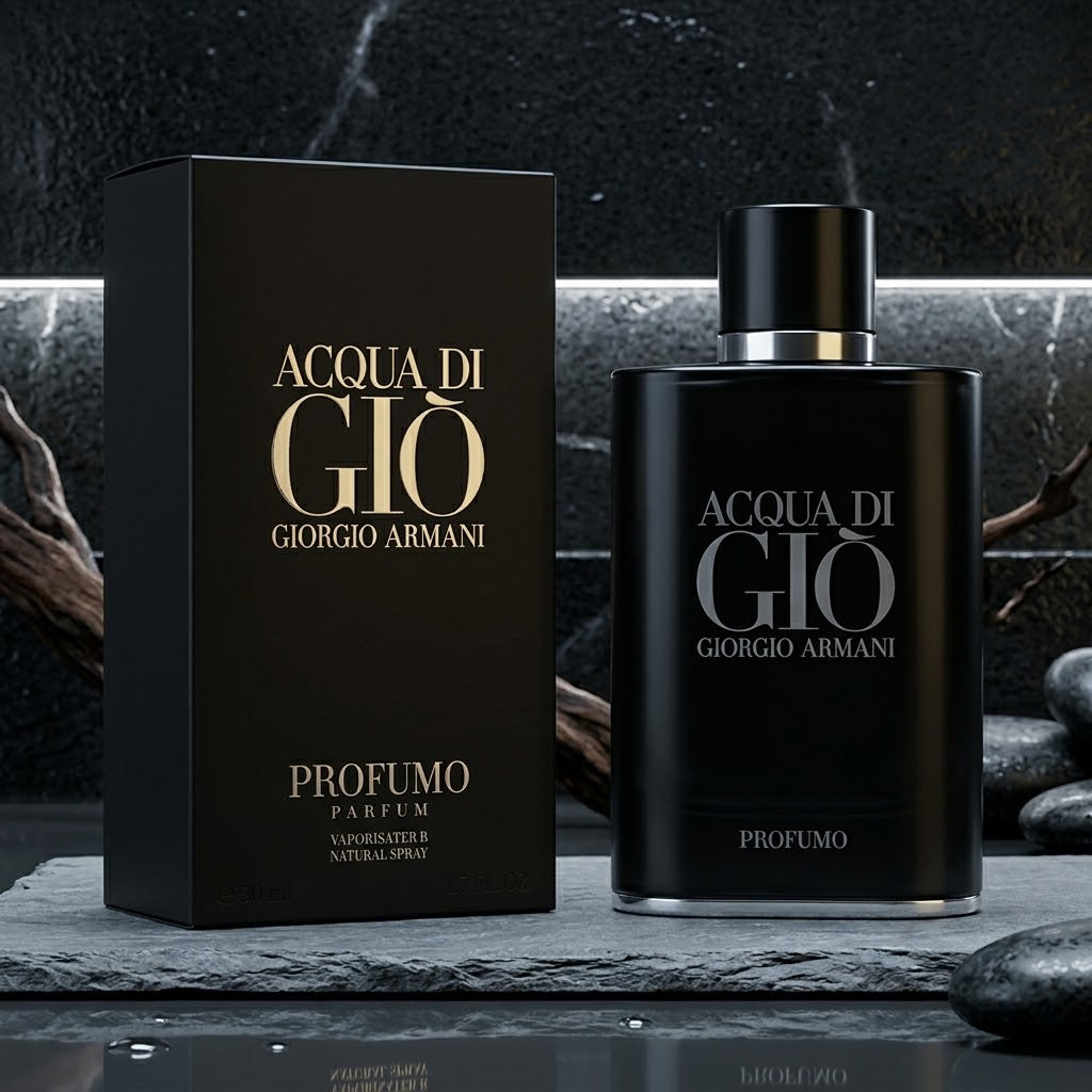 Giorgio Armani Acqua di Giò Eau de Parfum 4.2 oz / 125ml for Men – Refillable Luxury Fragrance