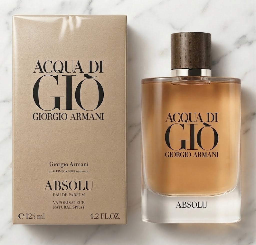 Giorgio Armani Acqua di Giò Absolu Eau de Parfum 4.2 oz / 125ml – Luxury Fragrance
